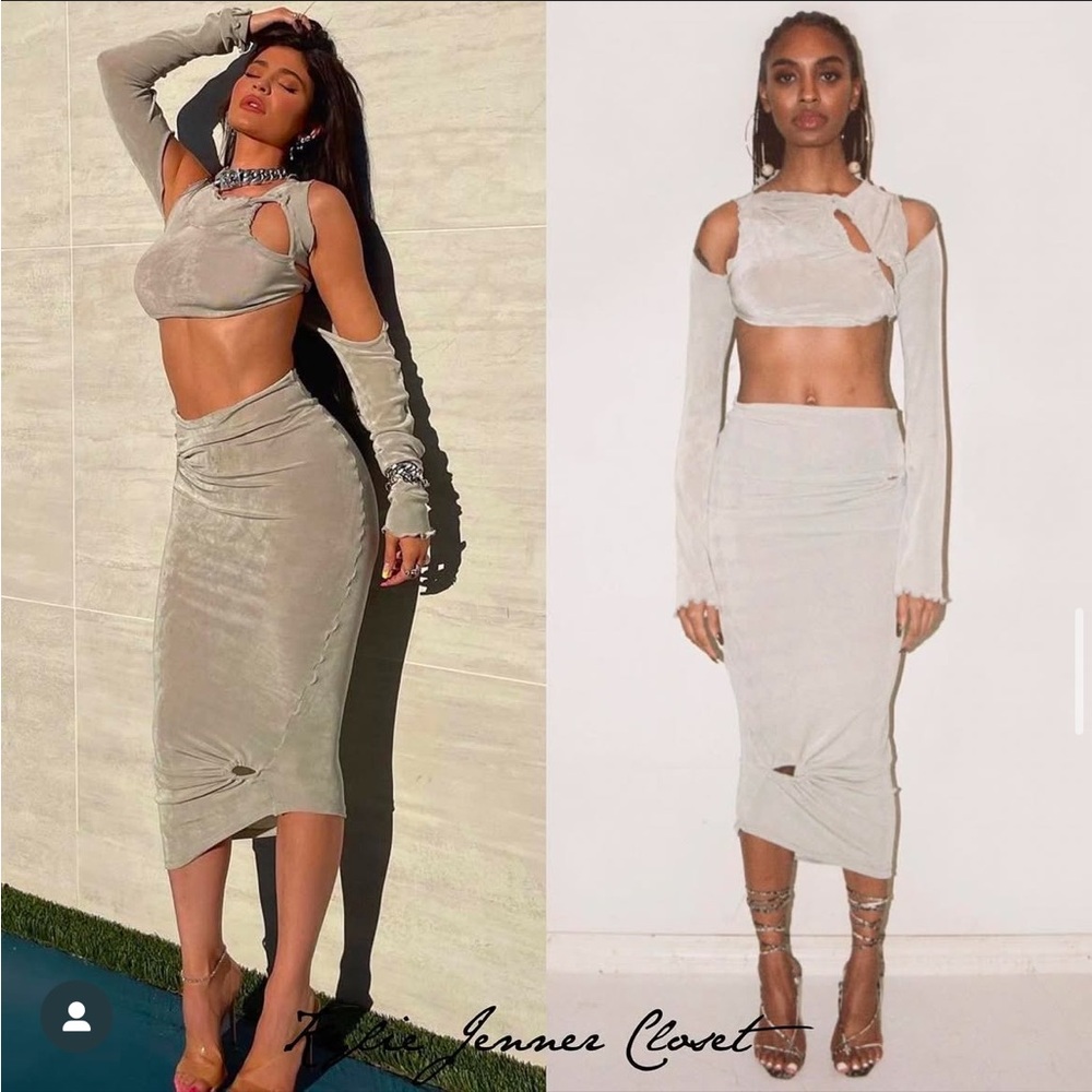 Tyrell Asymmetric tank set kylie jenner